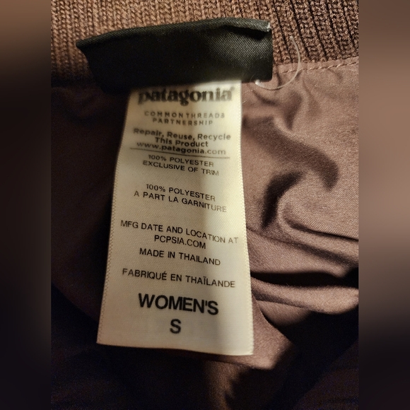 Patagonia jacket fur brown Small zip up winter - Picture 4 of 5